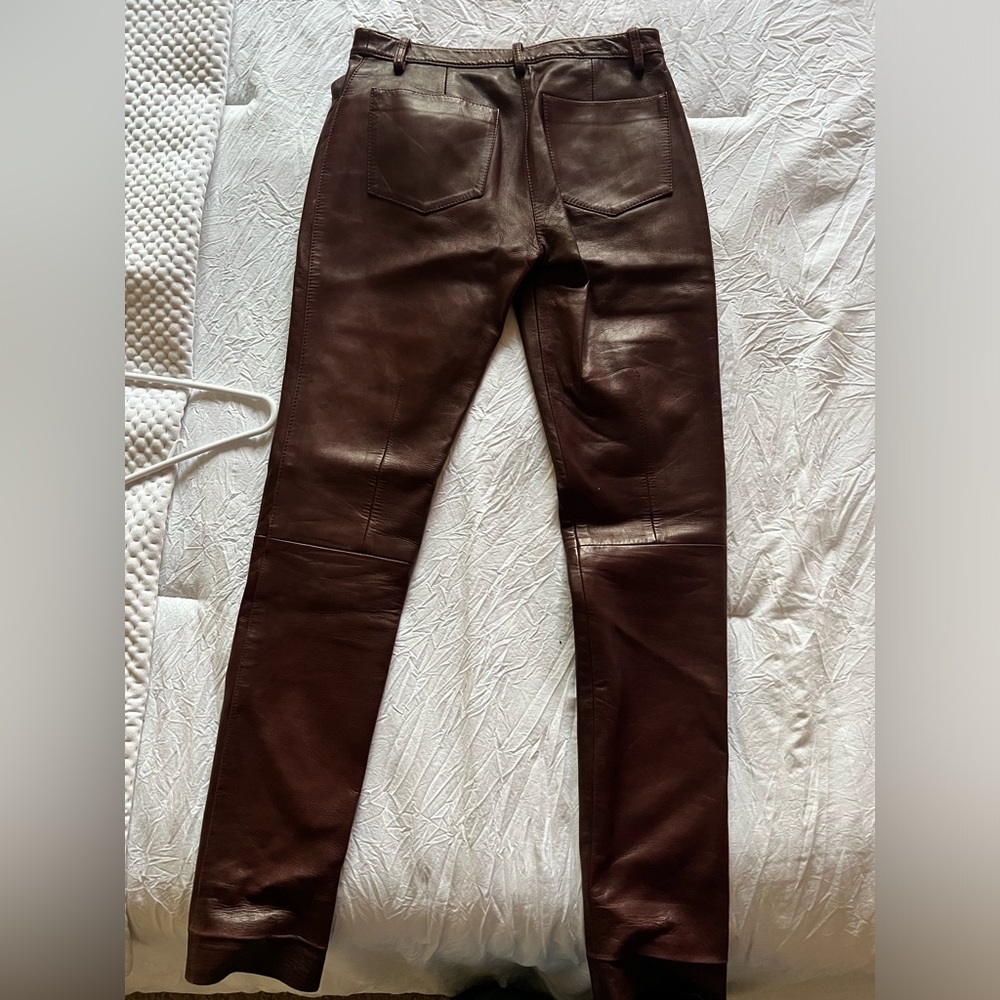 Dolce & Gabbana Leather Pants